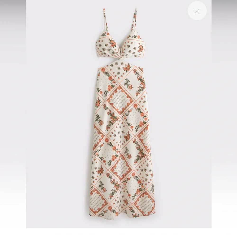 The A&F Julia Slip Cutout Maxi Dress
